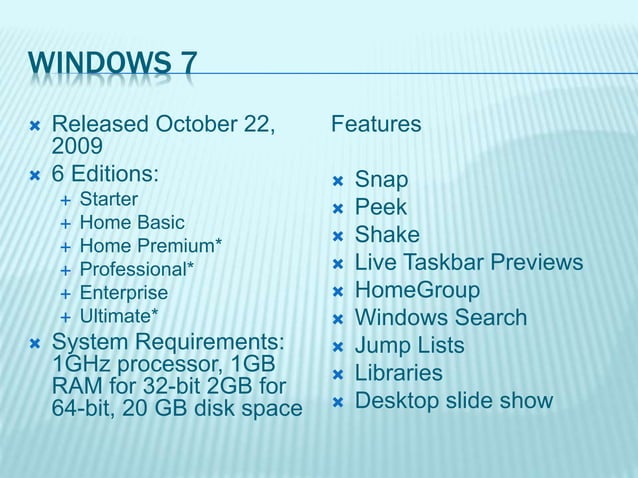 Windows operating systems | PPT