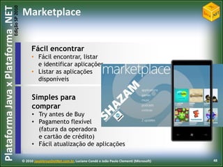 Windows Phone 7 Series FrameworksCommon Base Class LibraryDevice & Phone CapabilitiesSilverlight Presentation & Media LibraryCloud Services IntegrationWindows Phone 7 Series FxXNA Game LoopWindows Phone App & UI ModelXNA Media LibraryWindows Phone UI controls