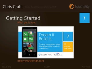 Windows Phone 7 Programming for Fun and Profit | PDF