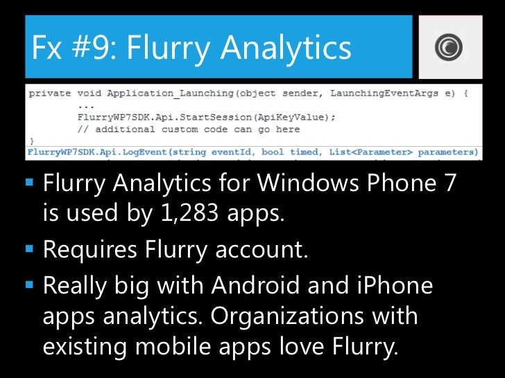 flurry wp7 sdk
