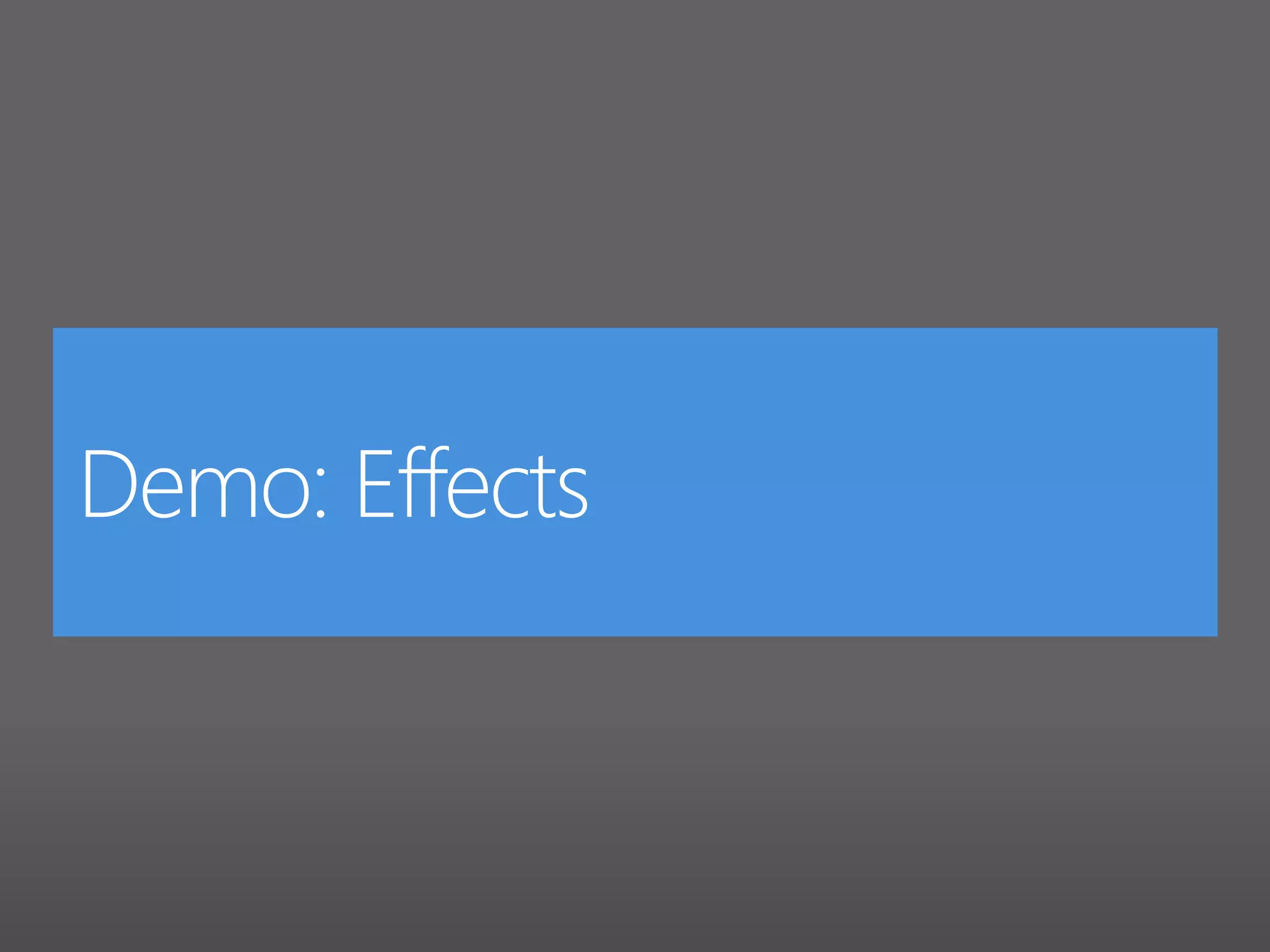 Graphics OverviewEvolution of our existing immediate mode rendering APISimplifies for resource and render state managementFeature segmentation between “Reach”/“HiDef” profilesRendering primitives 2D and 3D