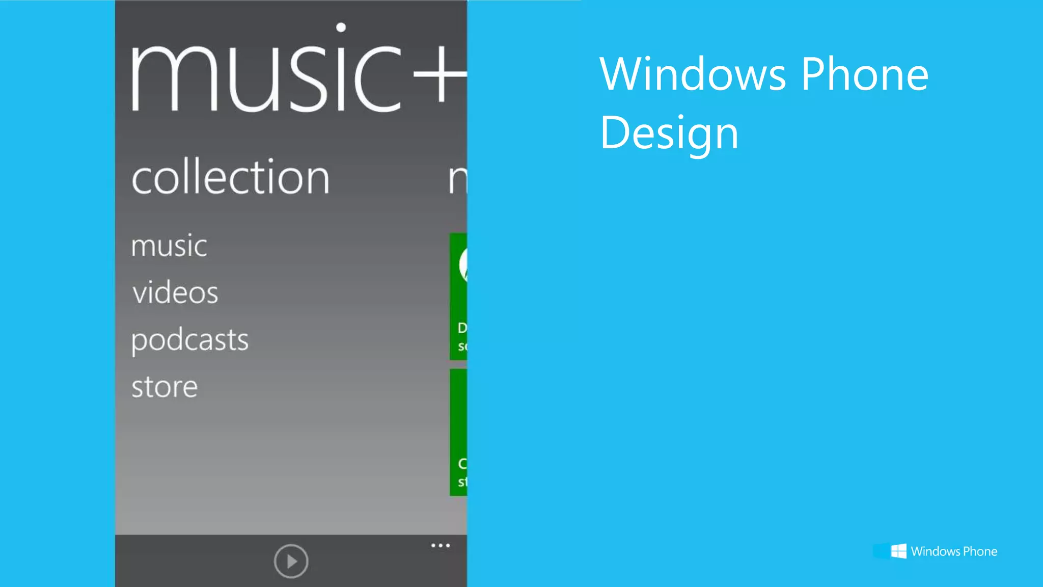 Windows Phone
                                          Design




2   Microsoft confidential   11/30/2012
 