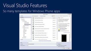 So many templates for Windows Phone apps
 