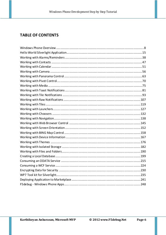 windows phone 7 developers e-books free