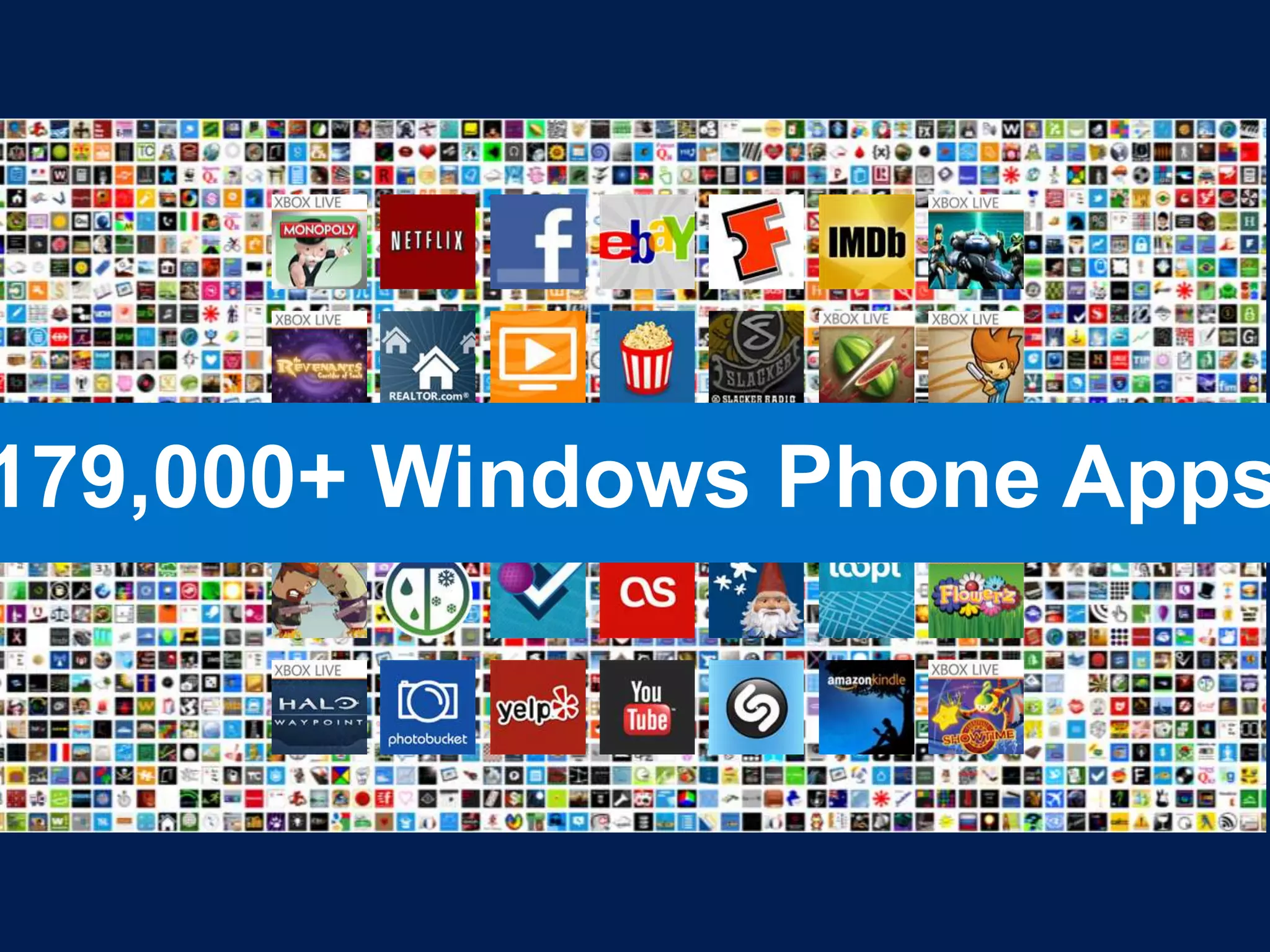 179,000+ Windows Phone Apps

 