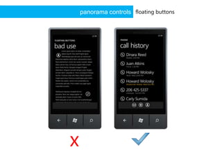 Windows phone UI Design Guidelines | PPTX