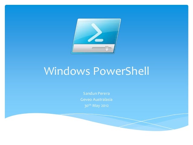 powershell windows