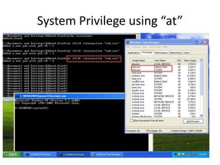 Windows privilege escalation by Dhruv Shah