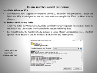 Windows programming | PPTX
