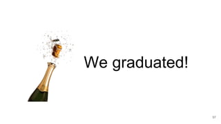 57
We graduated!
 