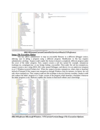 Windows Registry Analysis | PDF