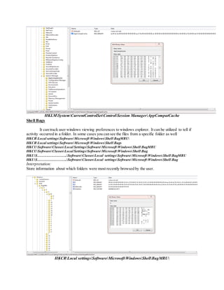 Windows Registry Analysis | PDF