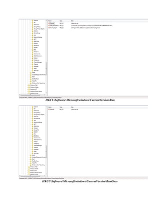 Windows Registry Analysis | PDF