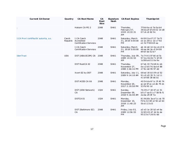 windows root certificate program