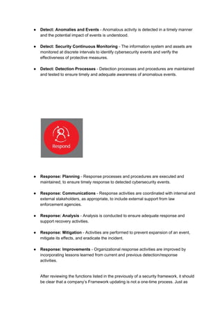 Detect Process Respond Incident Response | PDF