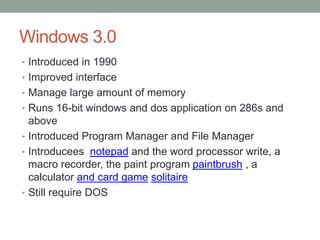 Win16 Windows Operating System | PPTX