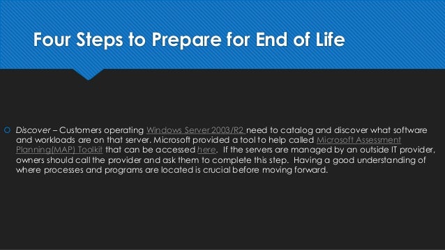 windows server 2003 r2 end of life prepare server 2008 r2 end of life