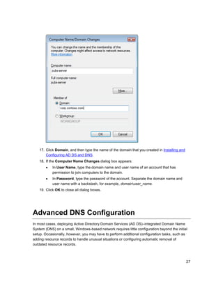 Windows server 2008 step by-step guide for dns in small networks | PDF