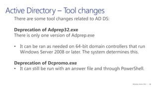Upgrading from Windows Server 2008 / 2008 R2 to Windows Server 2012 | PPTX
