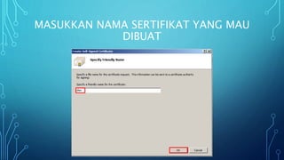 MASUKKAN NAMA SERTIFIKAT YANG MAU
DIBUAT
 