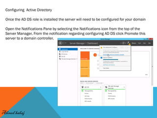 Windows server 2012 - installing active directory domain server | PDF
