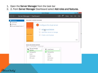 Windows server 2012 - installing active directory domain server | PDF