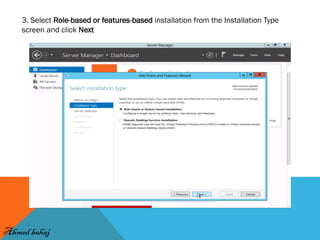 Windows server 2012 - installing active directory domain server | PDF