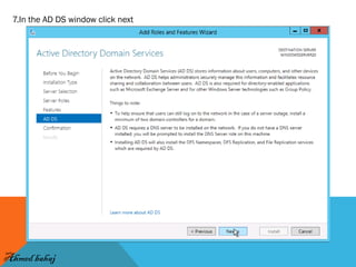 Windows server 2012 - installing active directory domain server | PDF