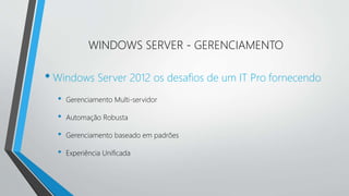 Windows server 2012 | PPTX