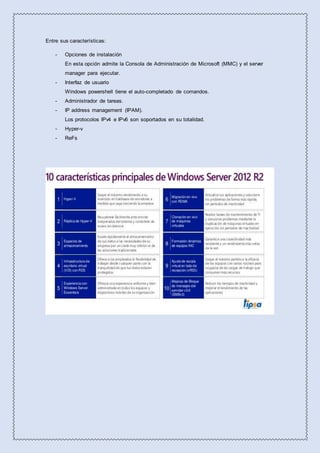 VERSIONES DE Windows server 2012 R2 -technology | DOCX