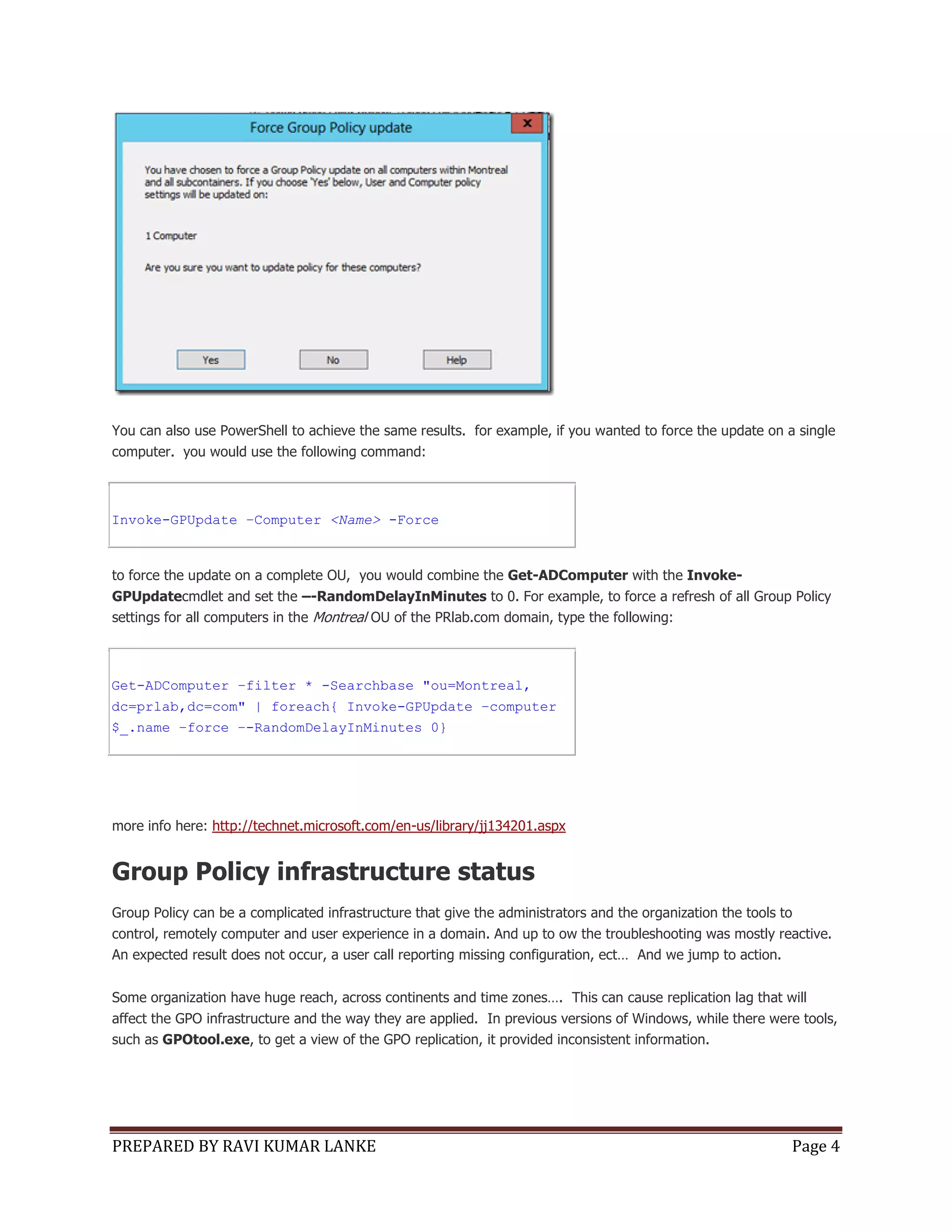 Windows server 2012 and group policy | PDF | Operating Systems ...