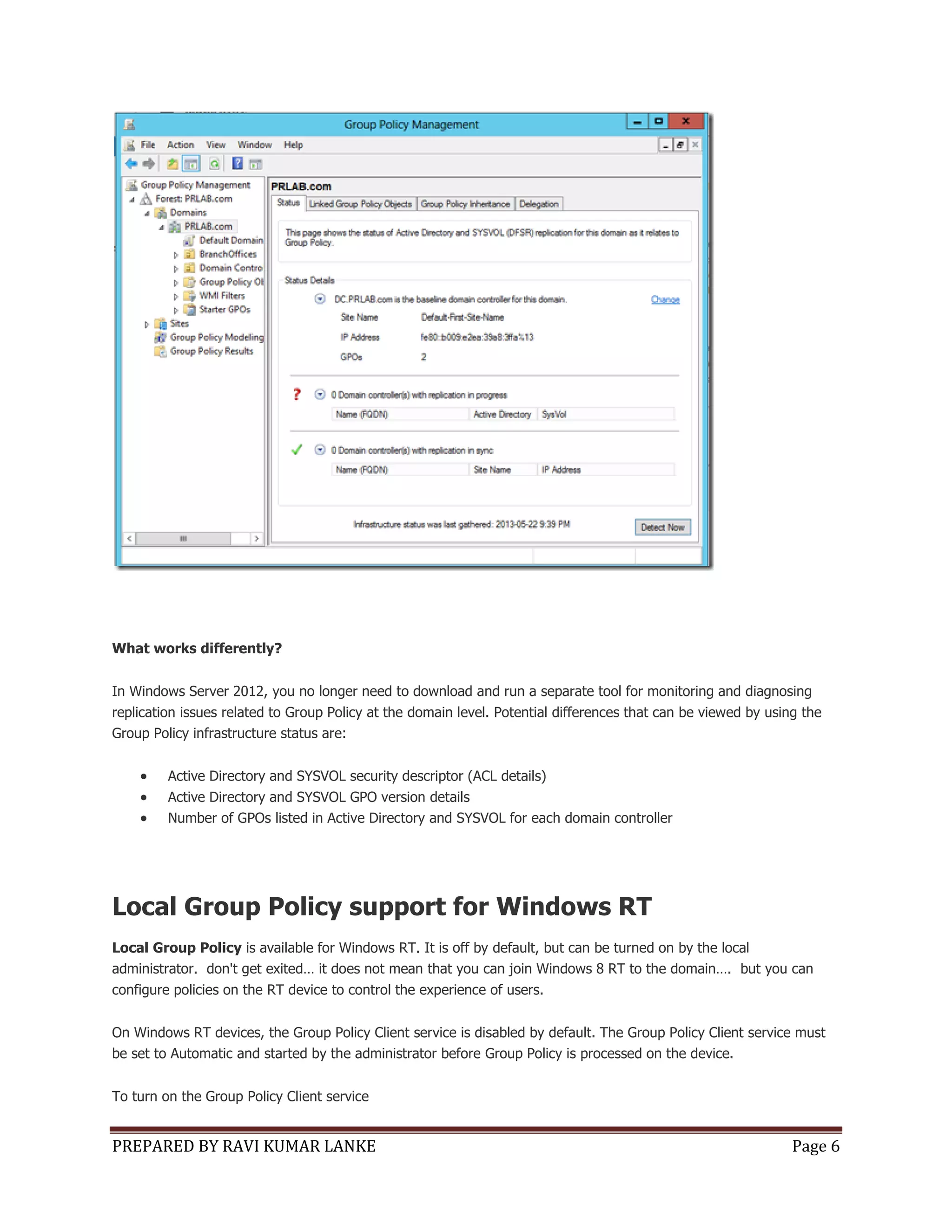 Windows server 2012 and group policy | PDF | Operating Systems ...