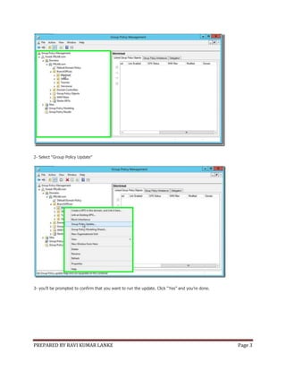 Windows server 2012 and group policy | PDF