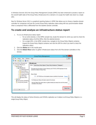 Windows server 2012 and group policy | PDF