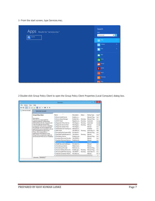 Windows server 2012 and group policy | PDF