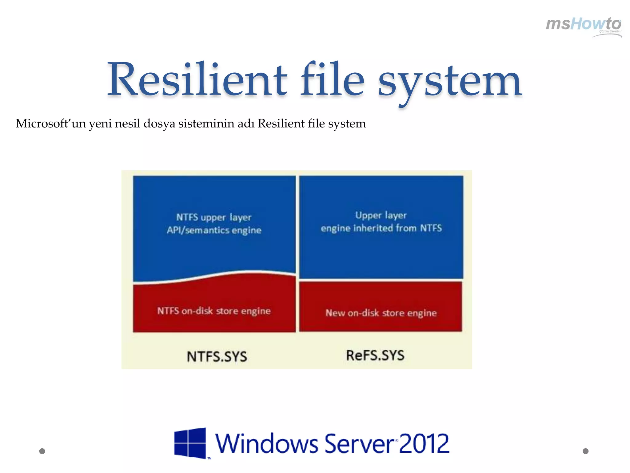 Resilient file system
 