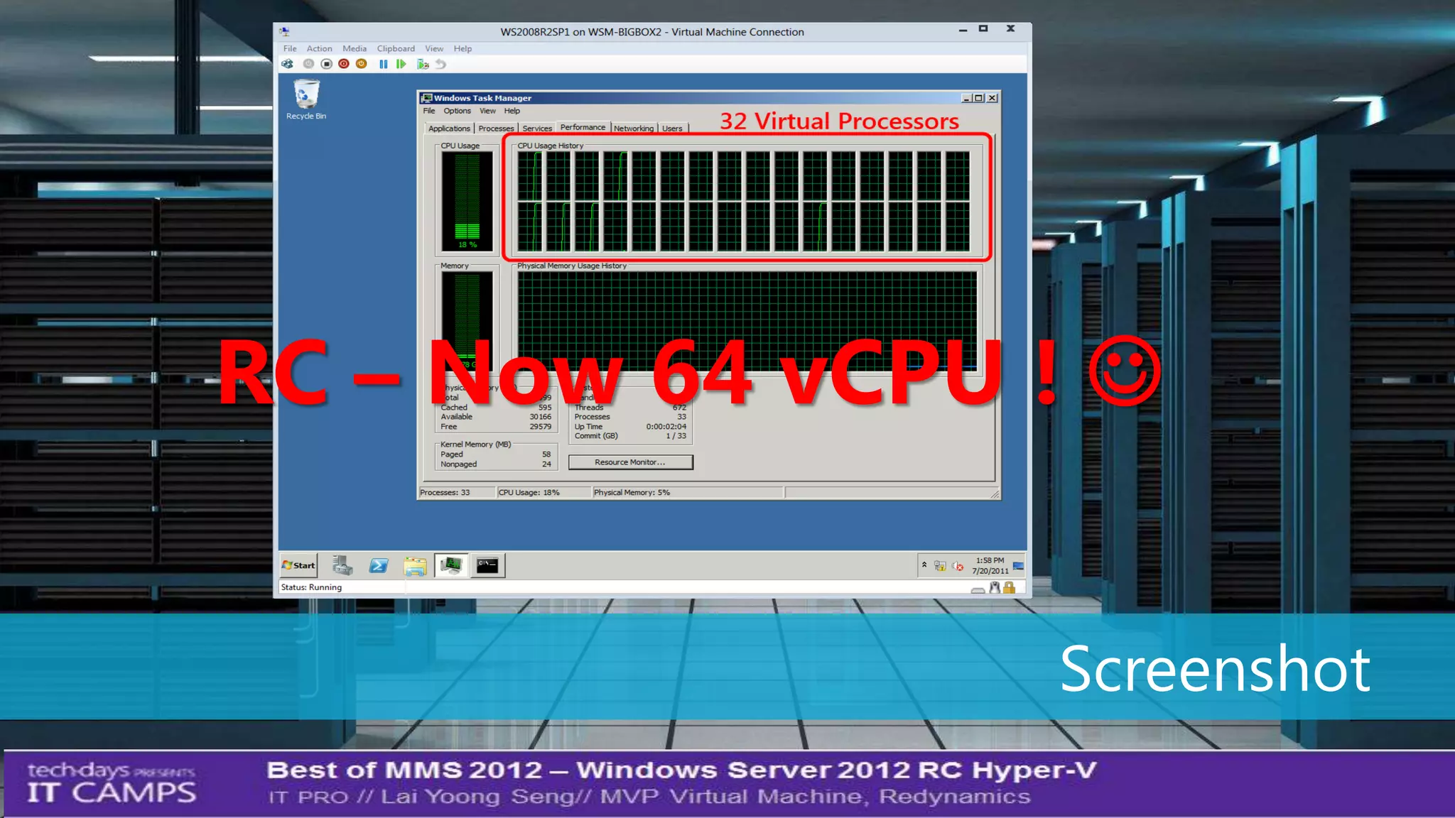 RC – Now 64 vCPU ! 


                 Screenshot
                              6
 