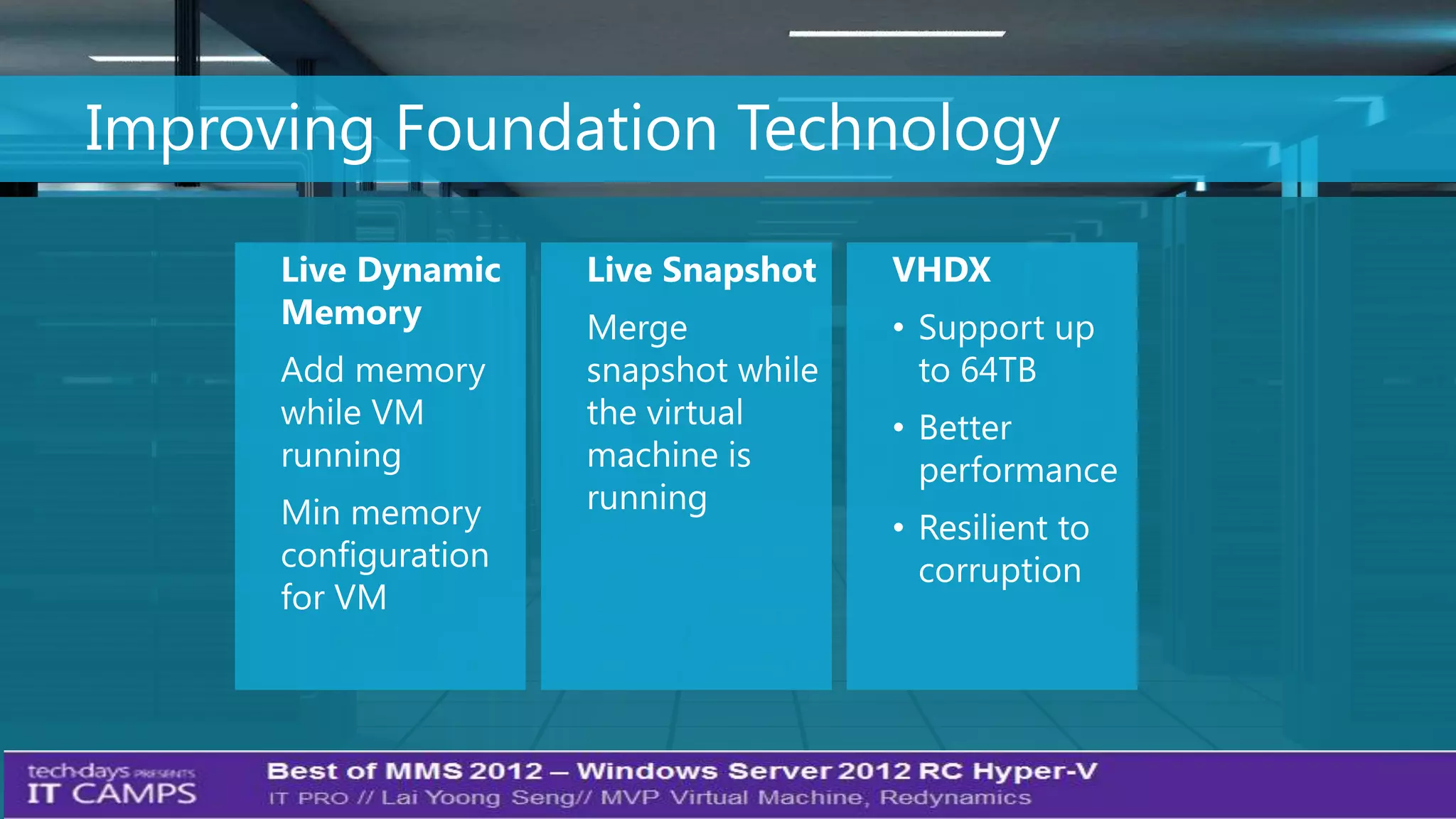 Improving Foundation Technology
 