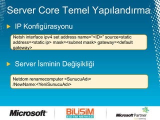 Windows Server 2012 Developer Preview Server Core | PPTX