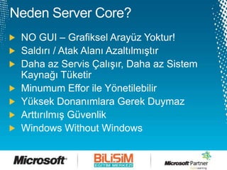 Windows Server 2012 Developer Preview Server Core Active Directory | PPTX
