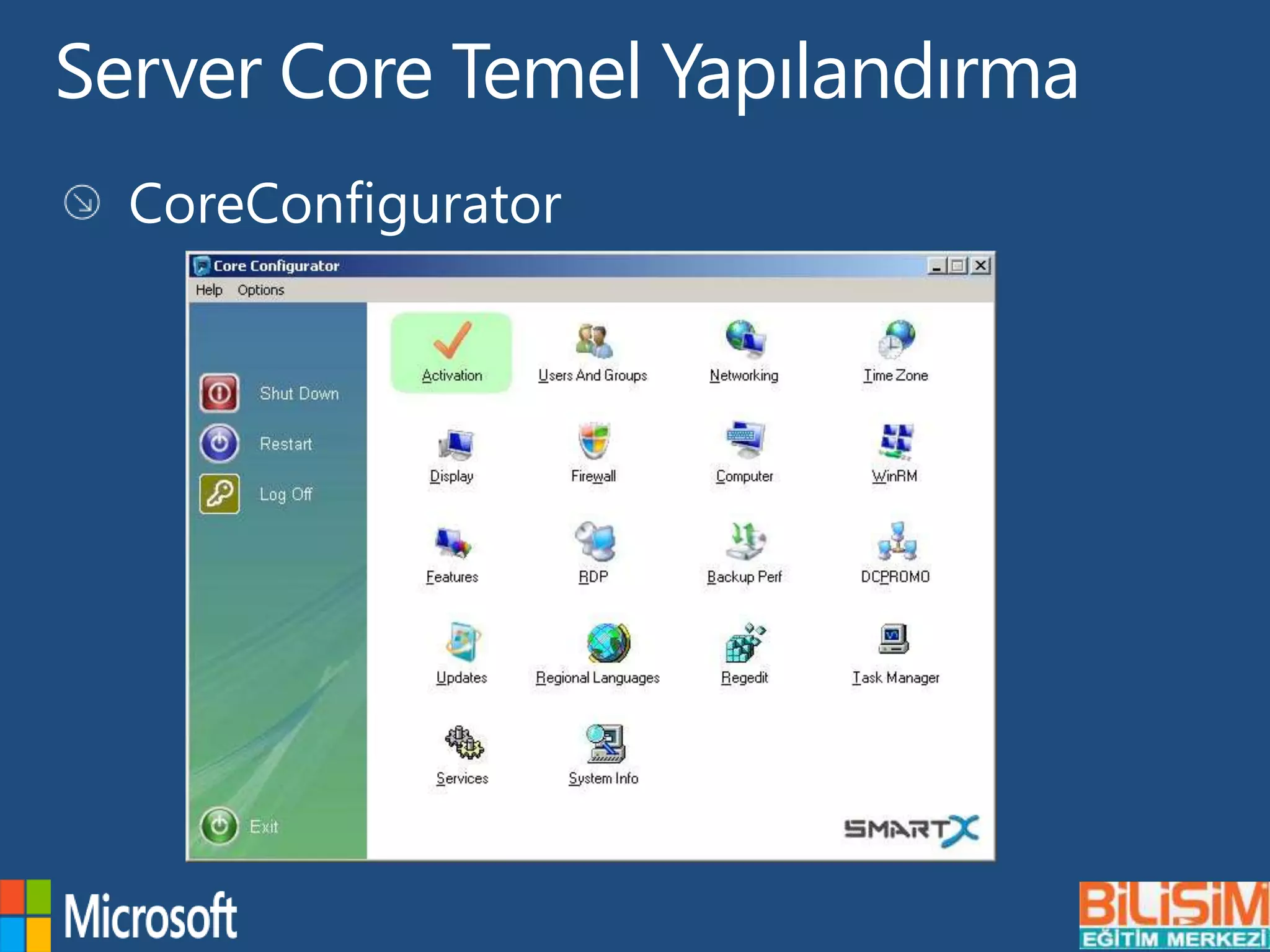 Server Core Temel Yapılandırma
 