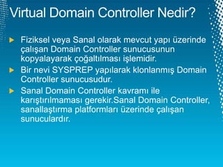 Windows Server 2012 Virtual Domain Controller & Domain Controller Clone ...