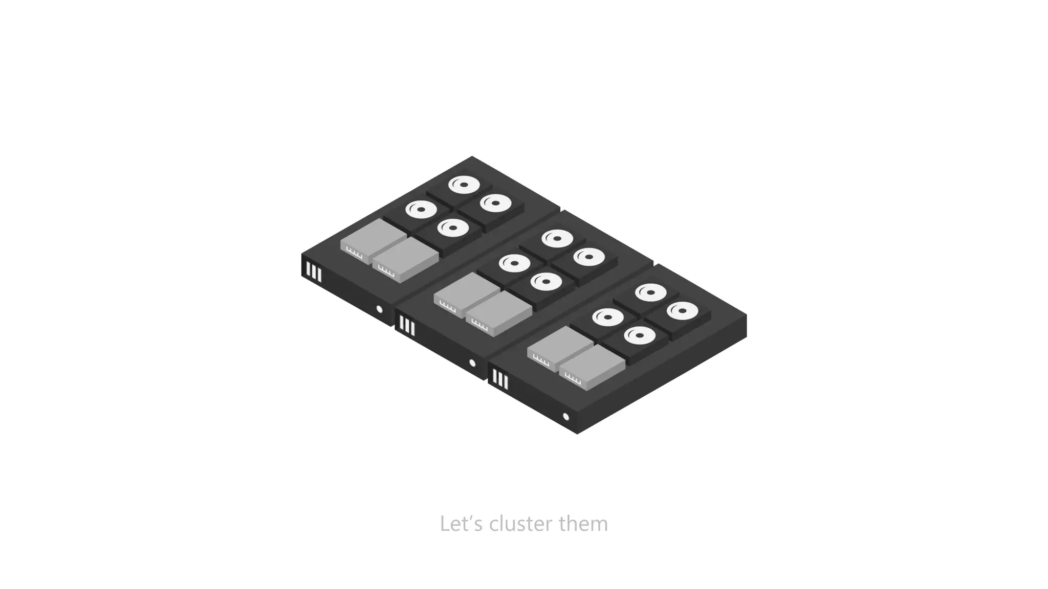 Let’s cluster them
 