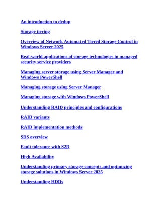 Windows Server 2025 Administration Fundamentals 4ED | PDF