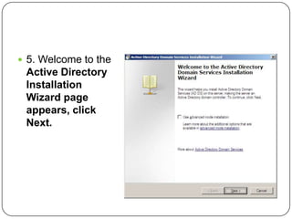 Windows Server 2008 Active Directory | PPTX
