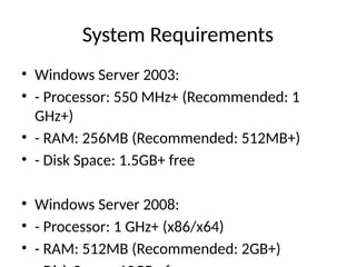 Windows_Server_Installation.pptx FOR COMPUTER NETWORKING | PPTX