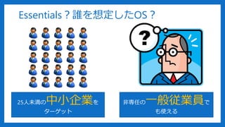 Essentialsl붨OS
25δСI
`å
ǌΤһ㏾IT
ʹ
 