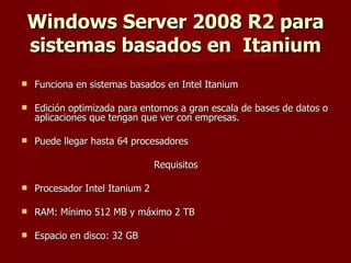Windows server presentacion | PPT