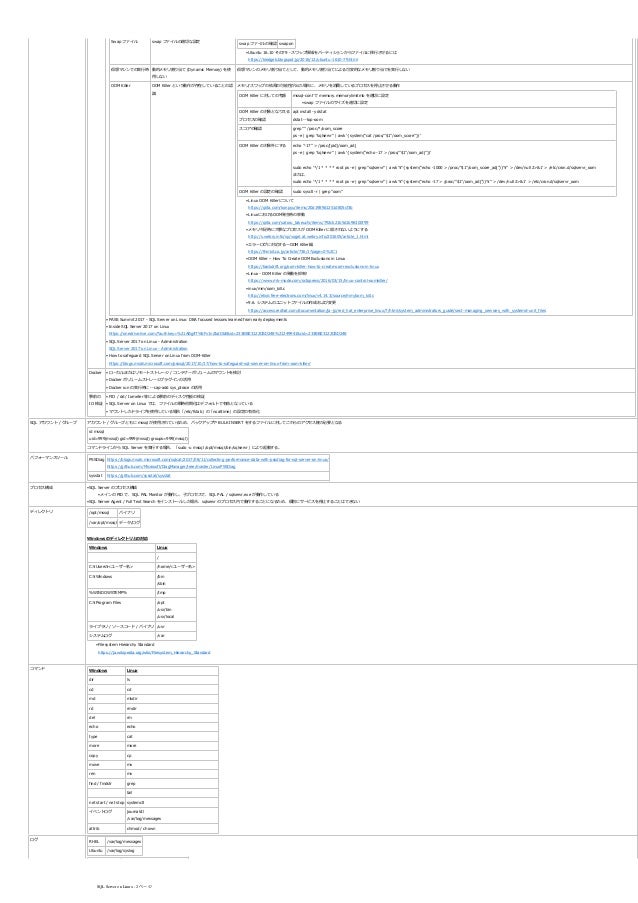 Windows エンジニア向け Sql Server On Linux のためのスキルアップデート