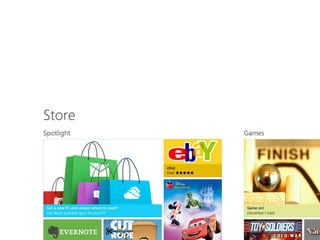 Introduction au Windows Store
 